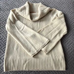Kier + J Elegant Cream Sweater